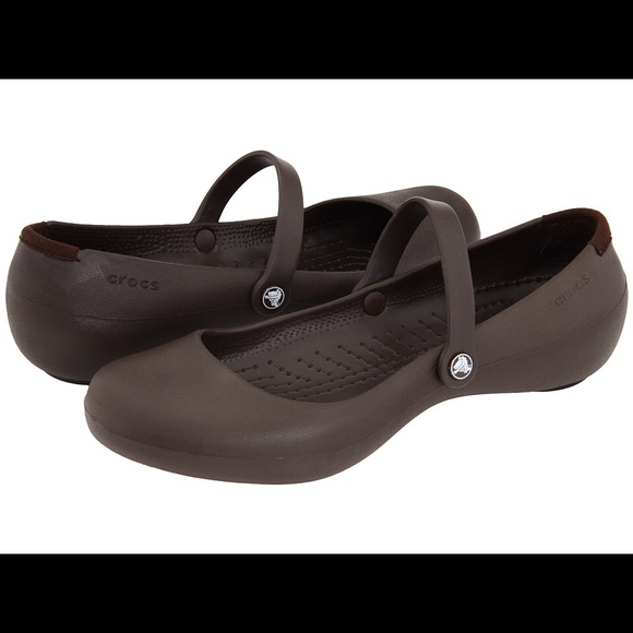 alice work flat crocs